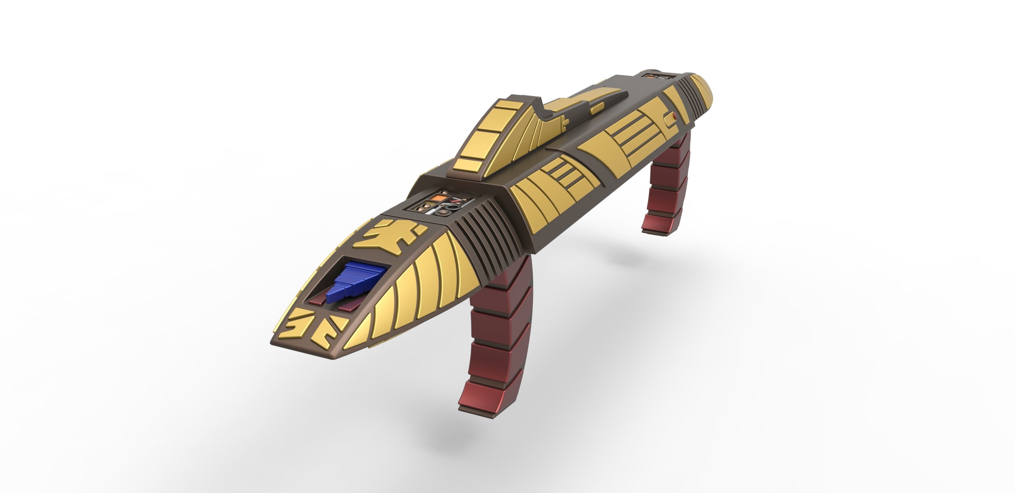 Cardassian phaser rifle from Star Trek Deep Space Nine 3D print model_4