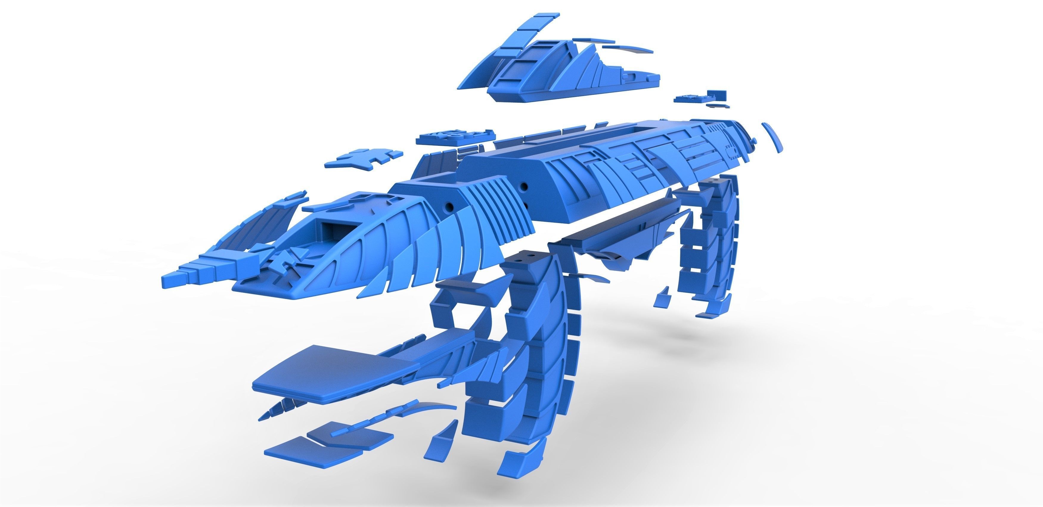 Cardassian phaser rifle from Star Trek Deep Space Nine 3D print model_28