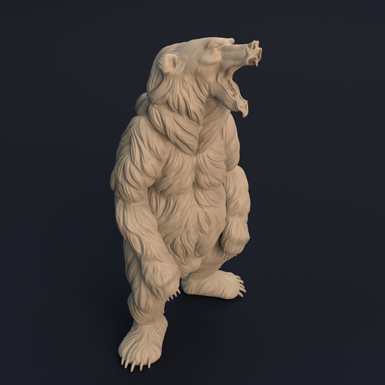 Grizzly Bear for 3D Printing 3D print model_9