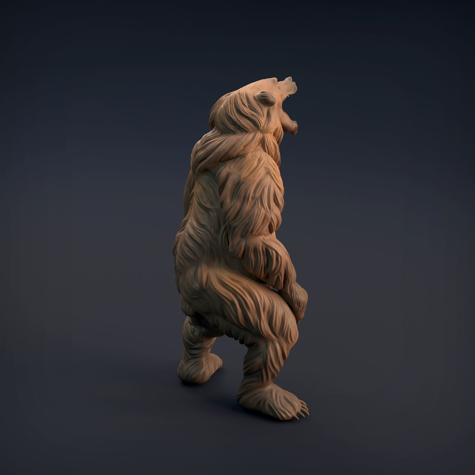 Grizzly Bear for 3D Printing 3D print model_5