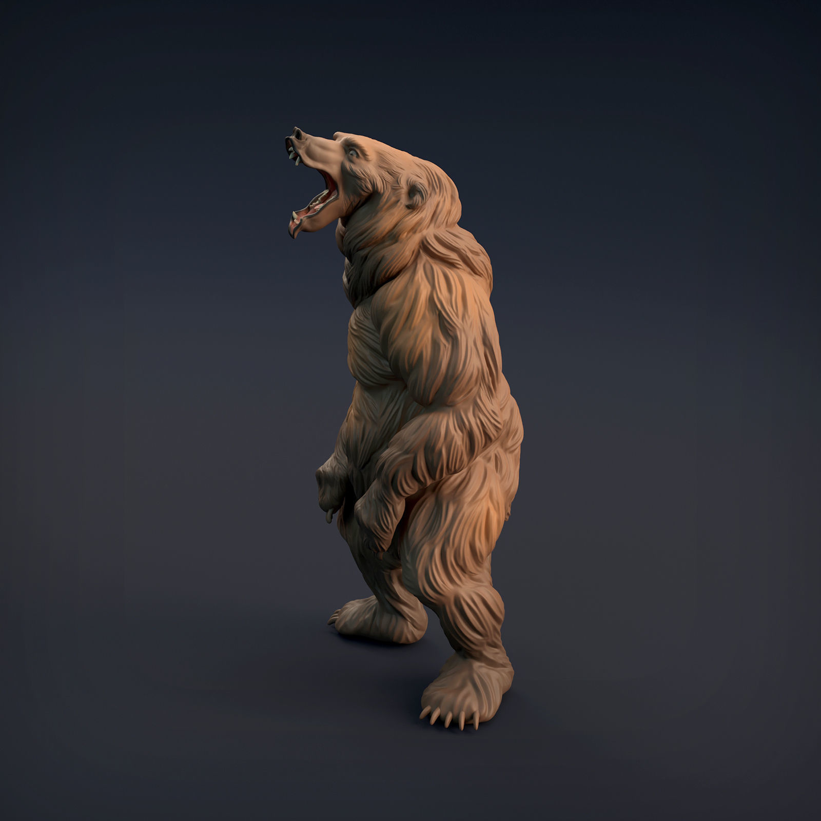 Grizzly Bear for 3D Printing 3D print model_2