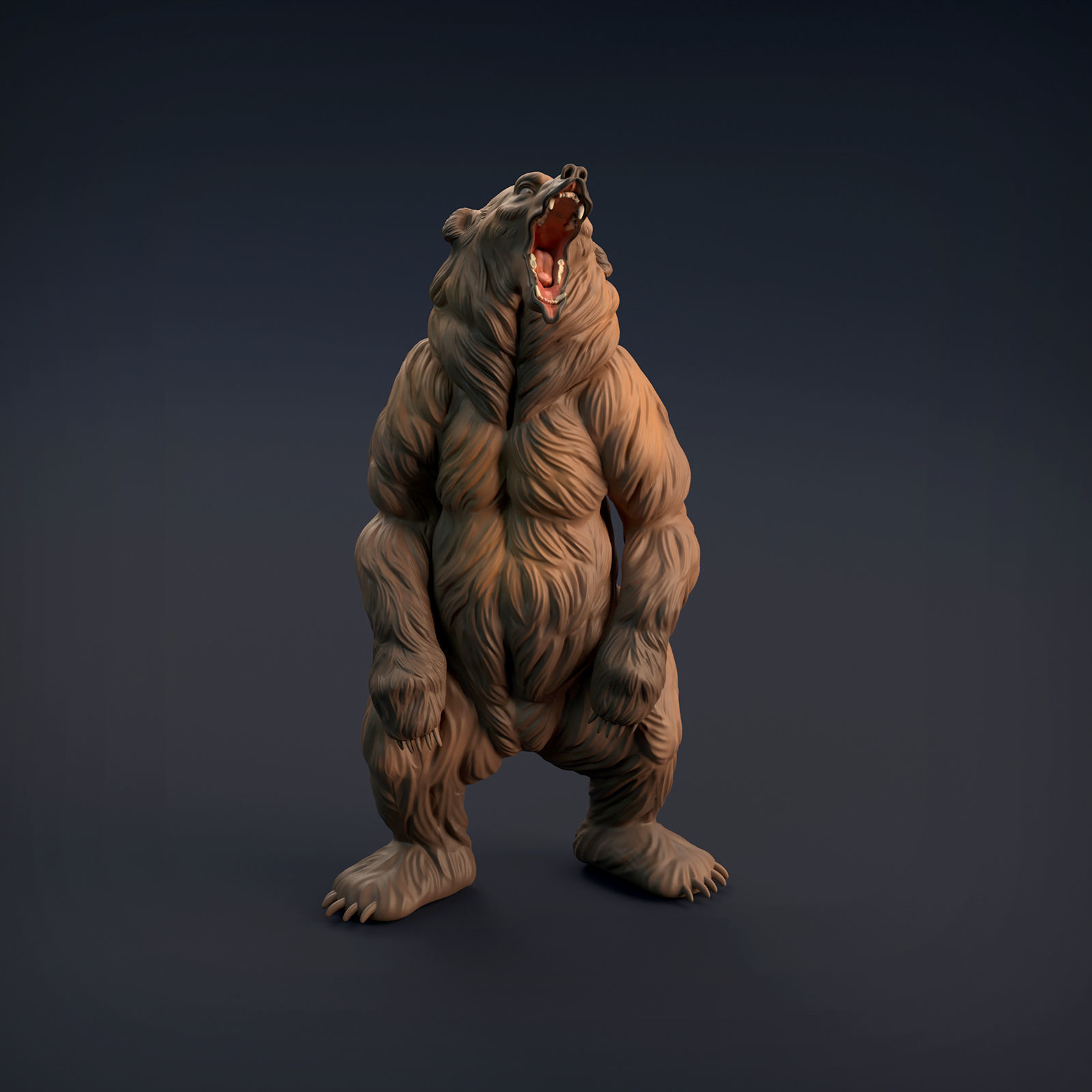 Grizzly Bear for 3D Printing 3D print model_7