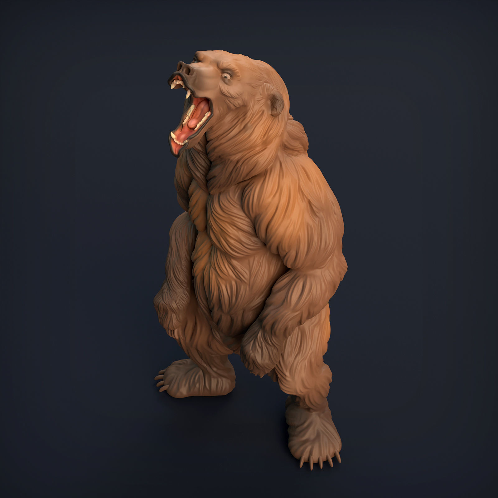 Grizzly Bear for 3D Printing 3D print model_8