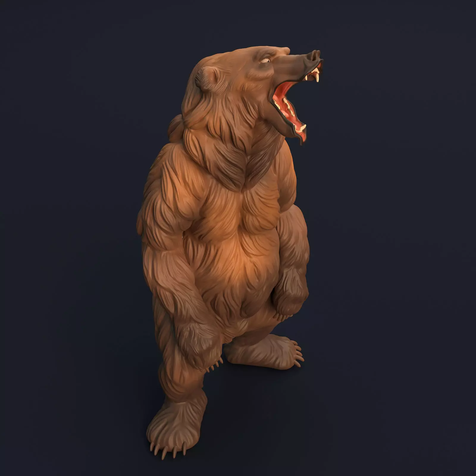 Grizzly Bear for 3D Printing 3D print model_0