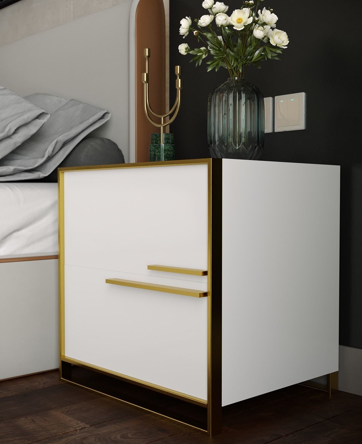 Modern Drawer Free 3D model_2