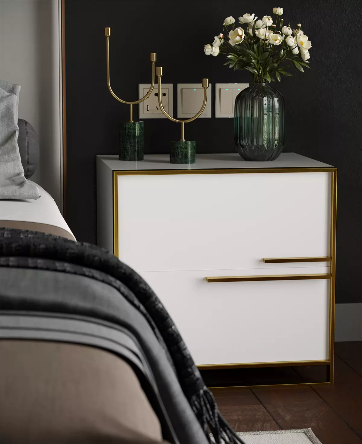 Modern Drawer Free 3D model_0