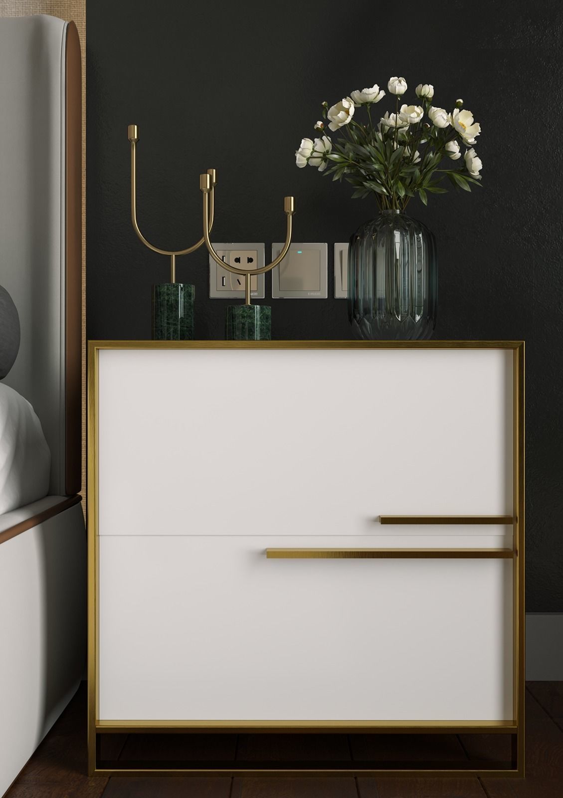 Modern Drawer Free 3D model_1