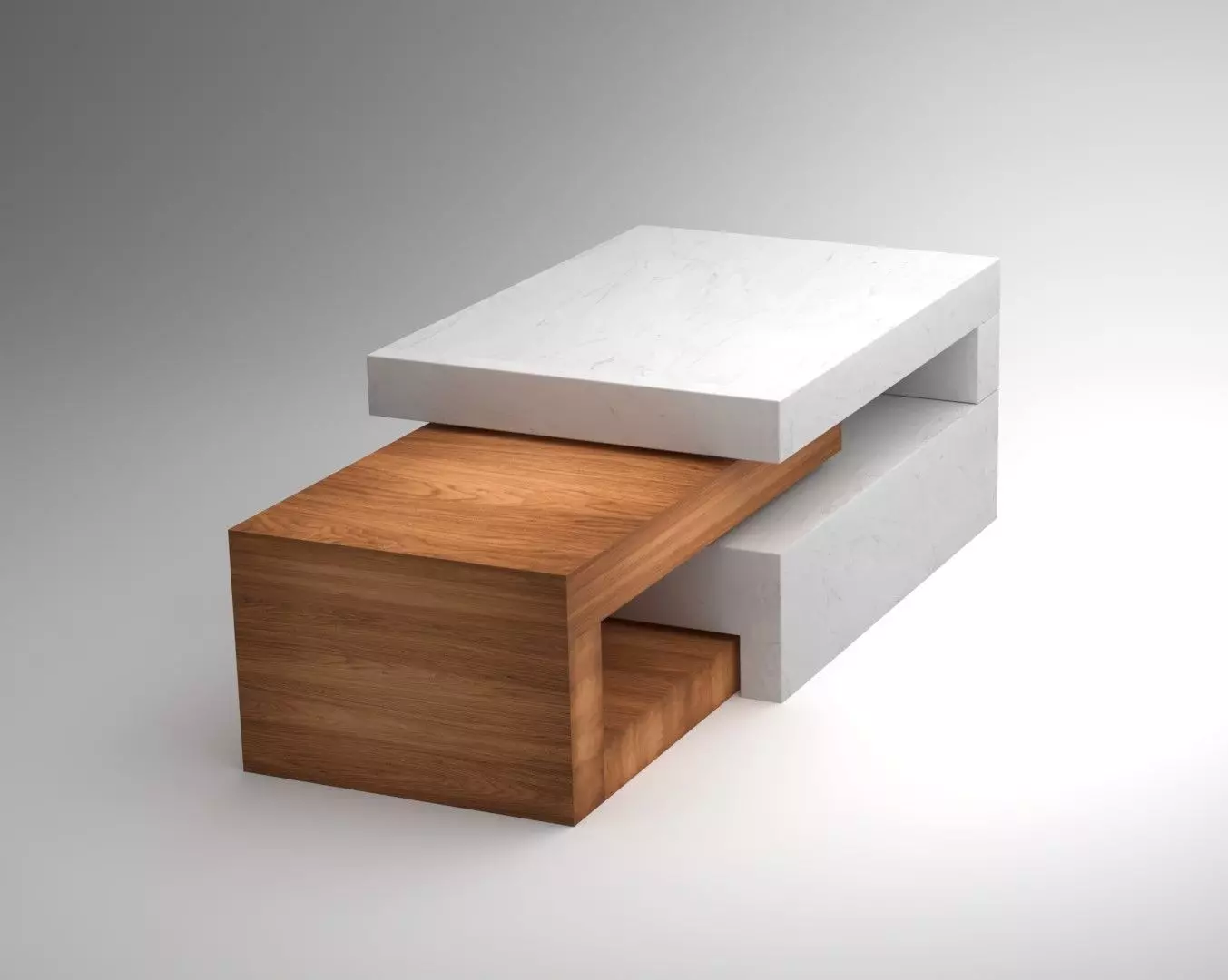 Modern table Free low-poly 3D model