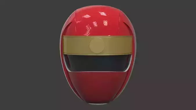 Power Ranger Alien Ranger Red Helmet