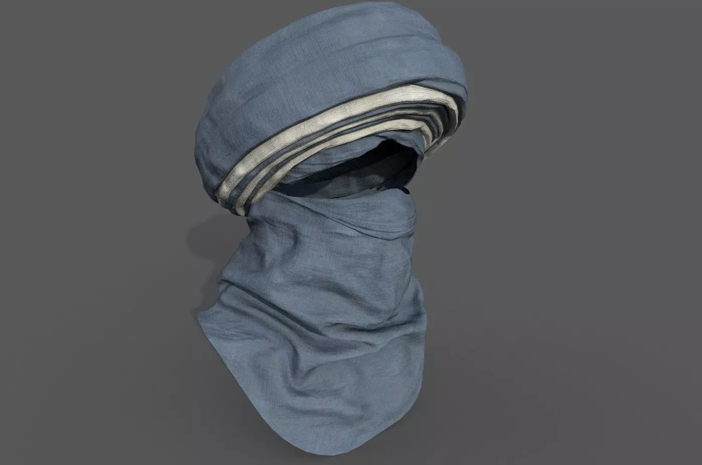 Tagelmust Tuareg Low-poly 3D model