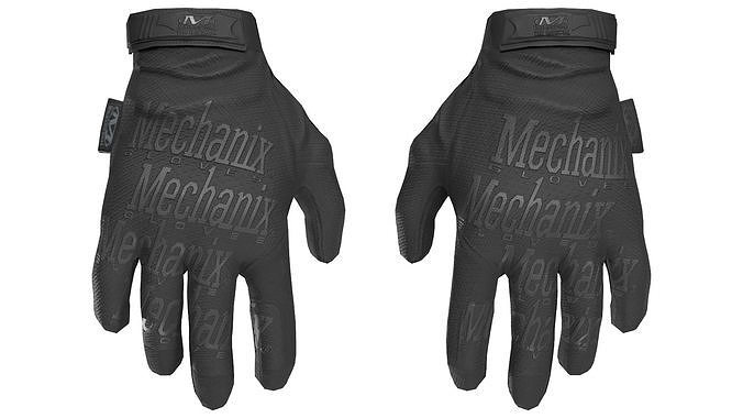 MILITARY Game Ready Mechanix Gloves Low-poly 3D model 2