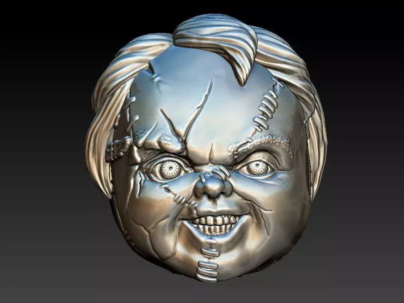 Chucky Face 3D Model 3D print model