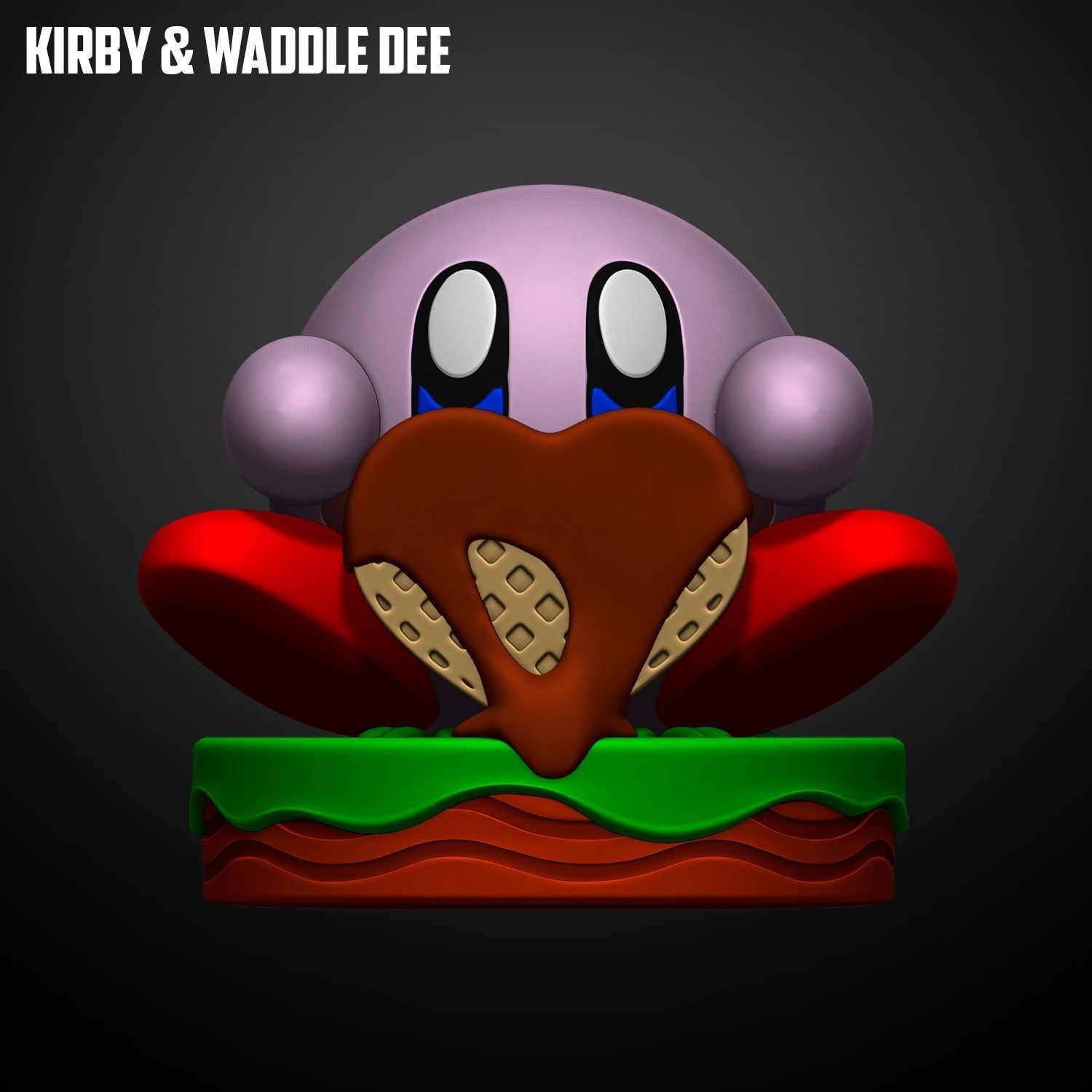 KIRBY Y WADDLE DEE 3D print model_5
