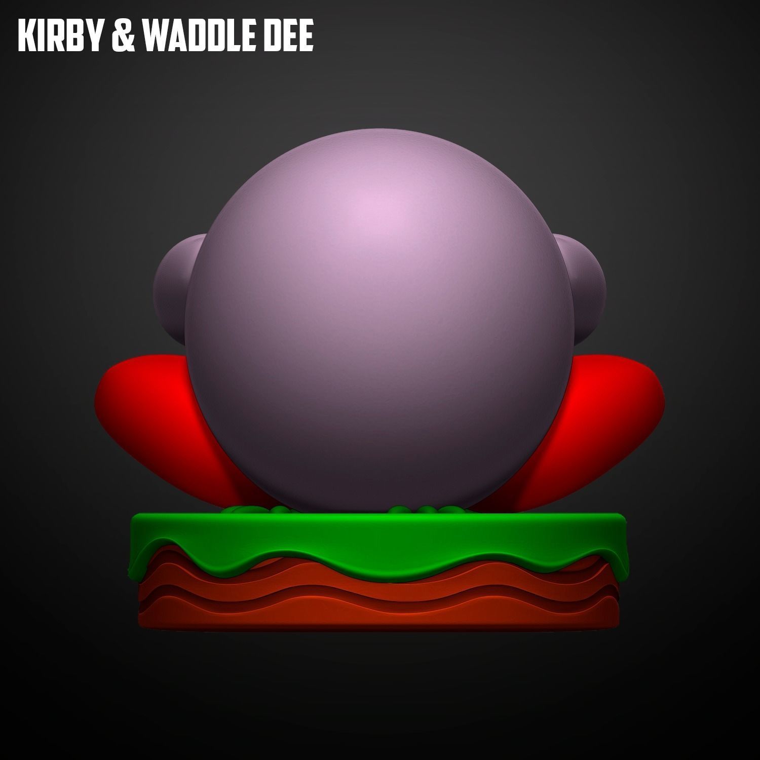 KIRBY Y WADDLE DEE 3D print model_7