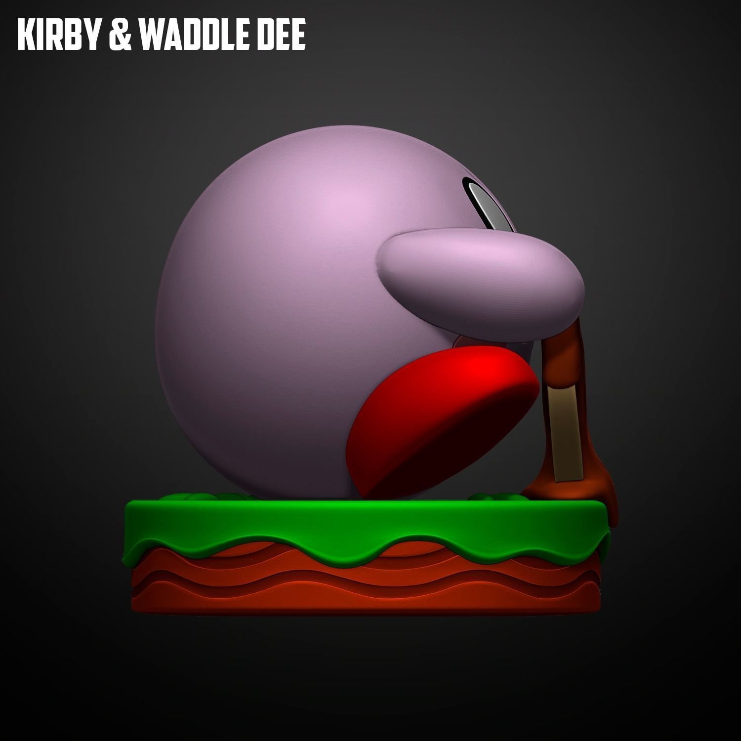 KIRBY Y WADDLE DEE 3D print model_6