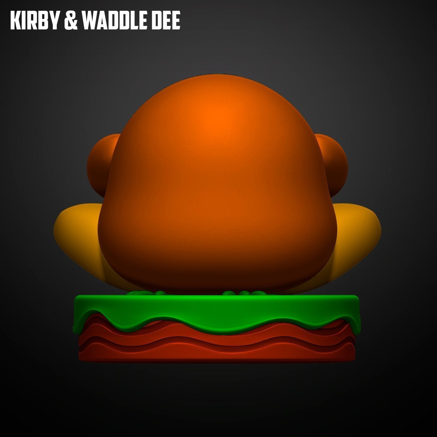 KIRBY Y WADDLE DEE 3D print model_4