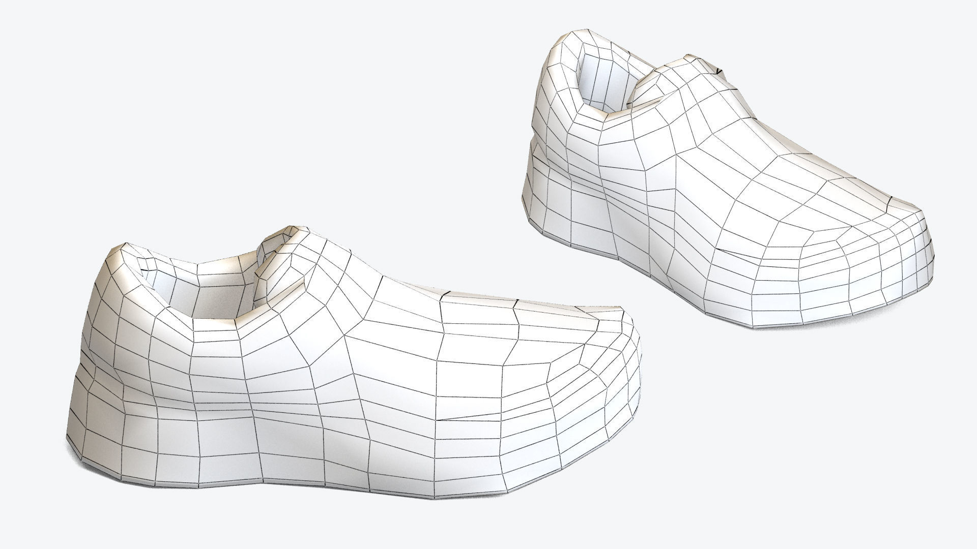 Footwear ASICS - 3d Model Low-poly 3D model_21