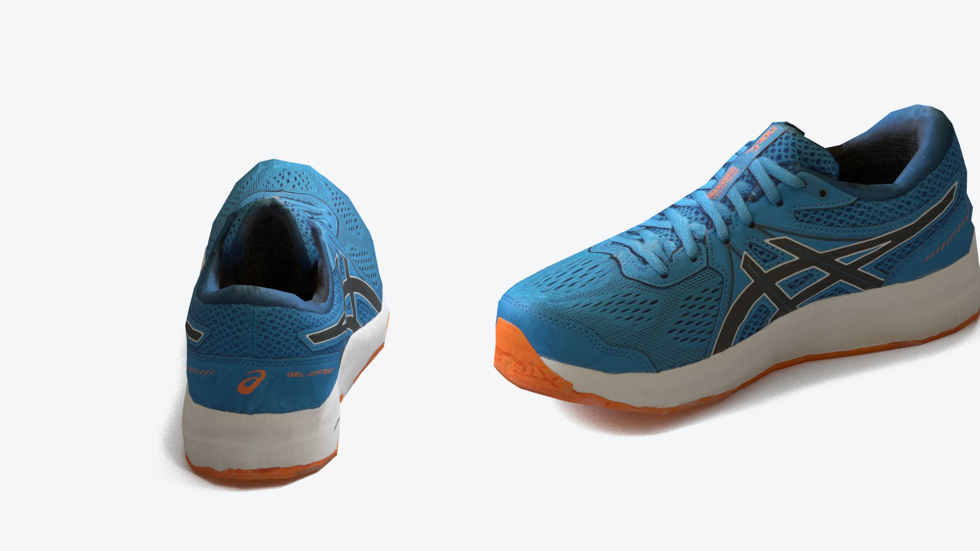 Footwear ASICS - 3d Model Low-poly 3D model_11