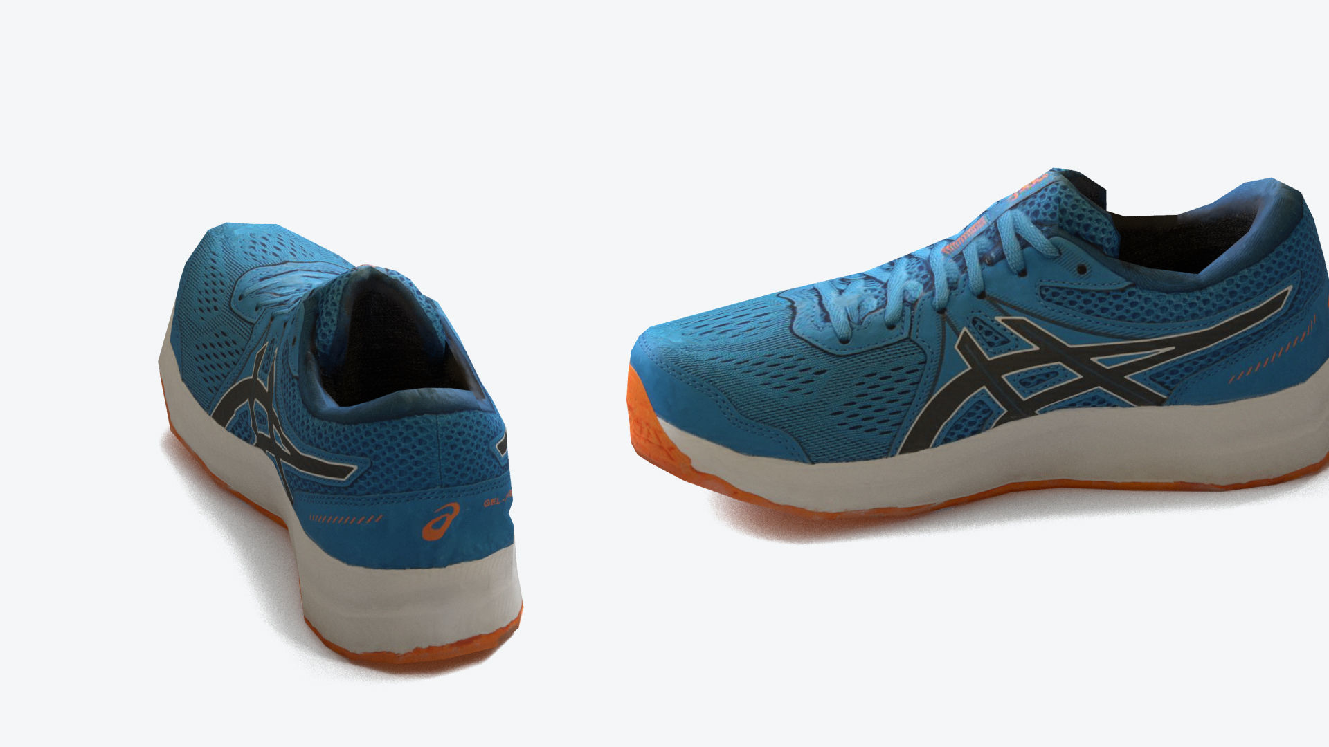 Footwear ASICS - 3d Model Low-poly 3D model_10
