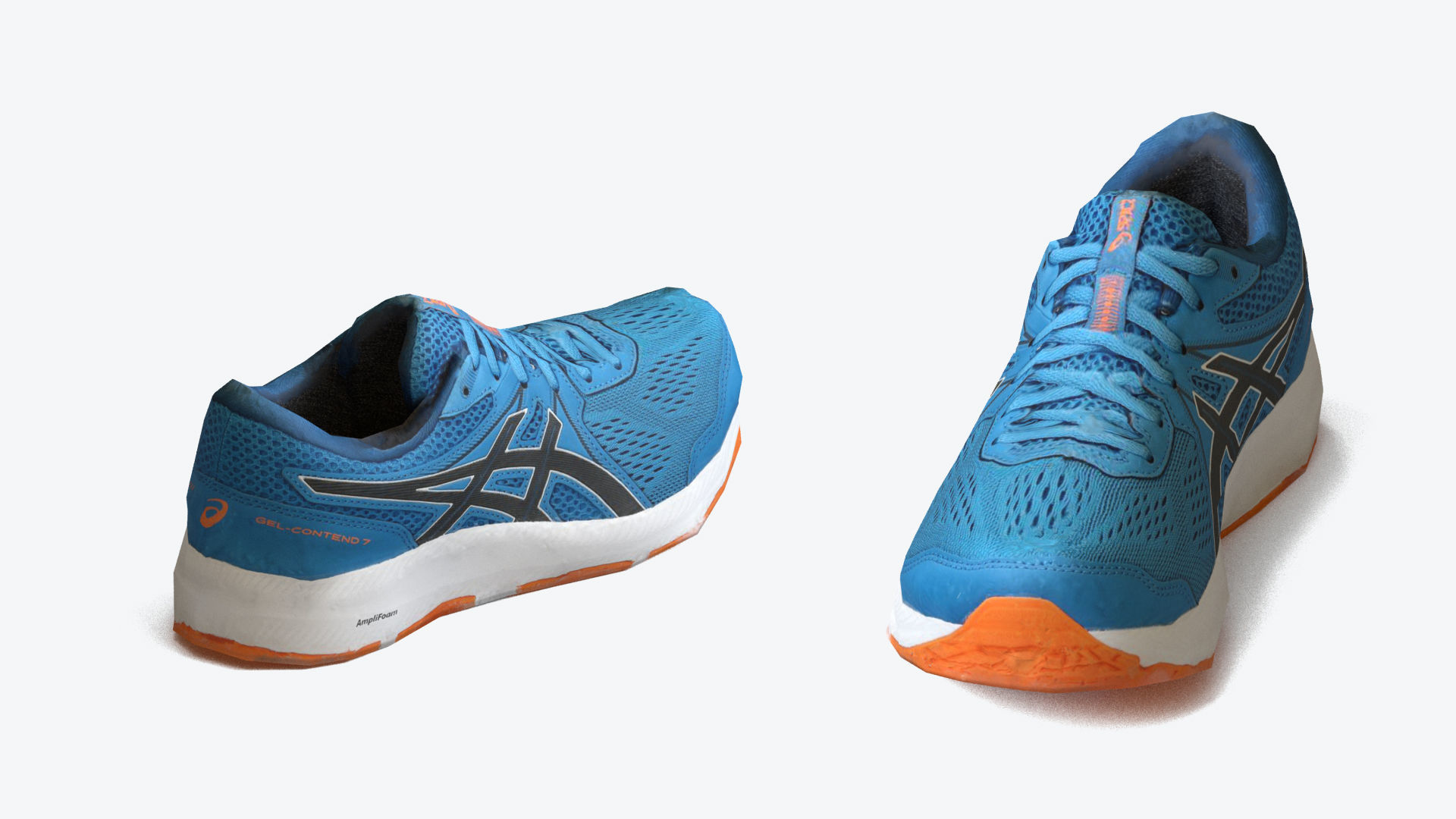 Footwear ASICS - 3d Model Low-poly 3D model_13