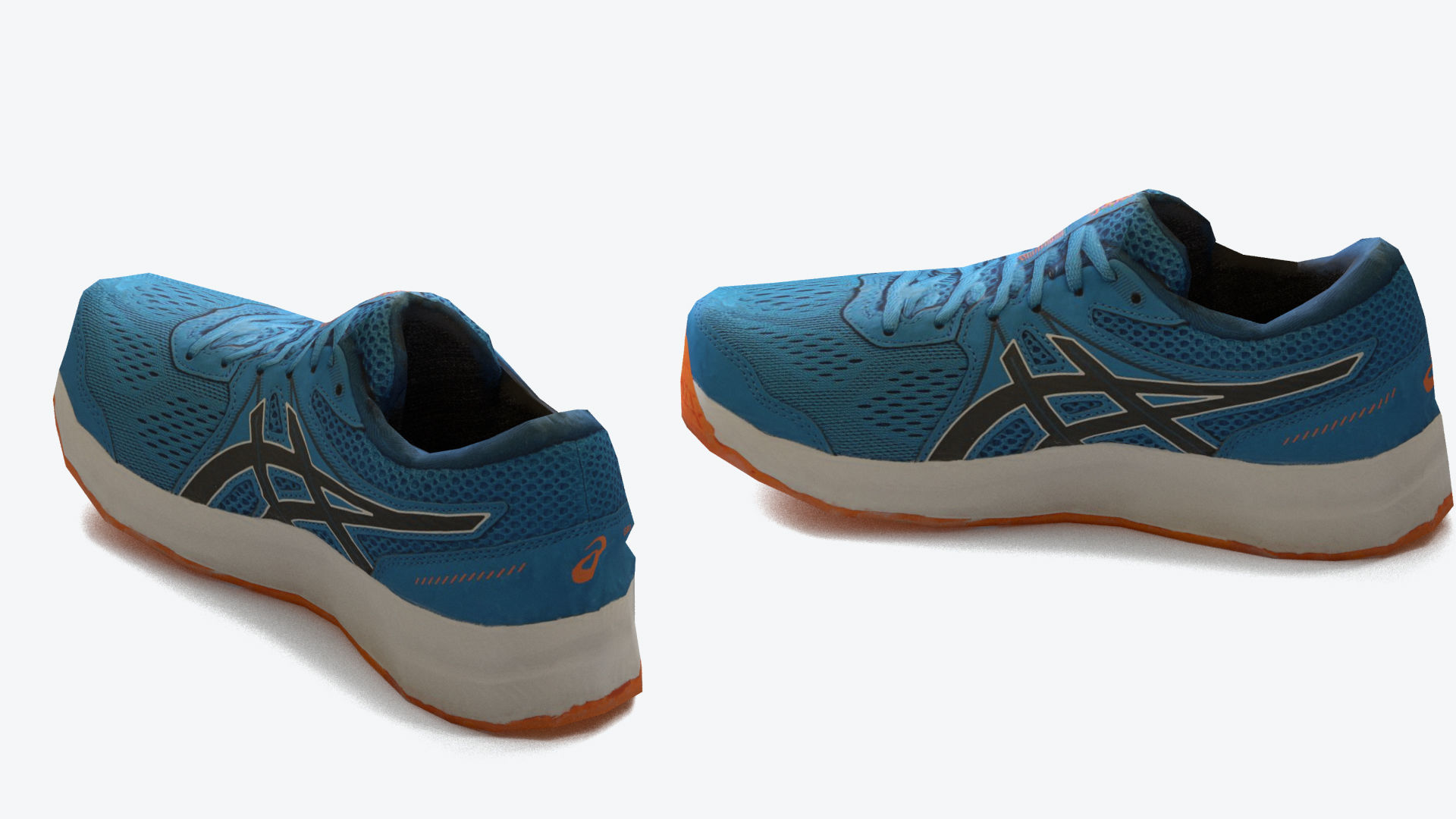 Footwear ASICS - 3d Model Low-poly 3D model_9
