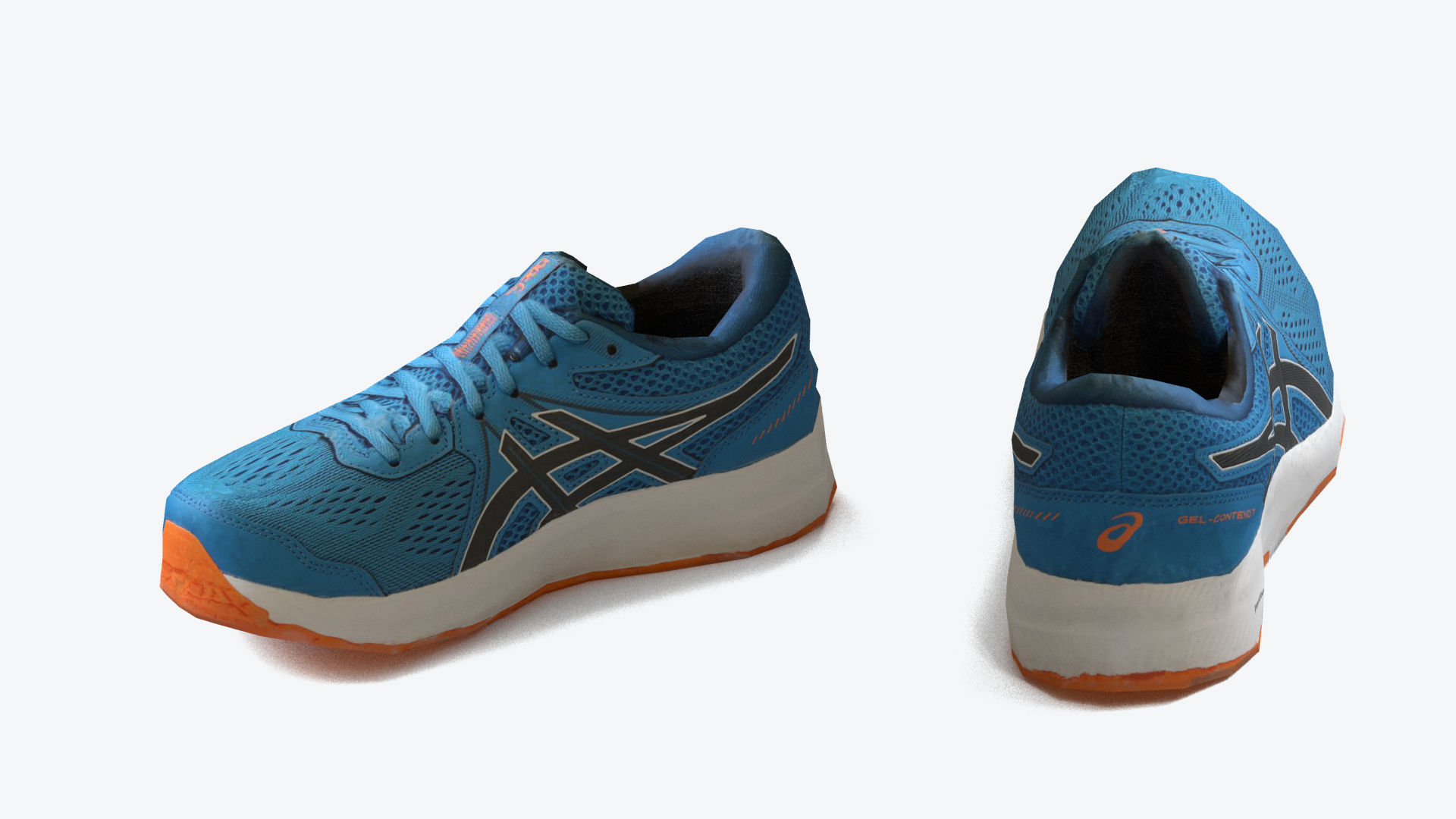 Footwear ASICS - 3d Model Low-poly 3D model_5