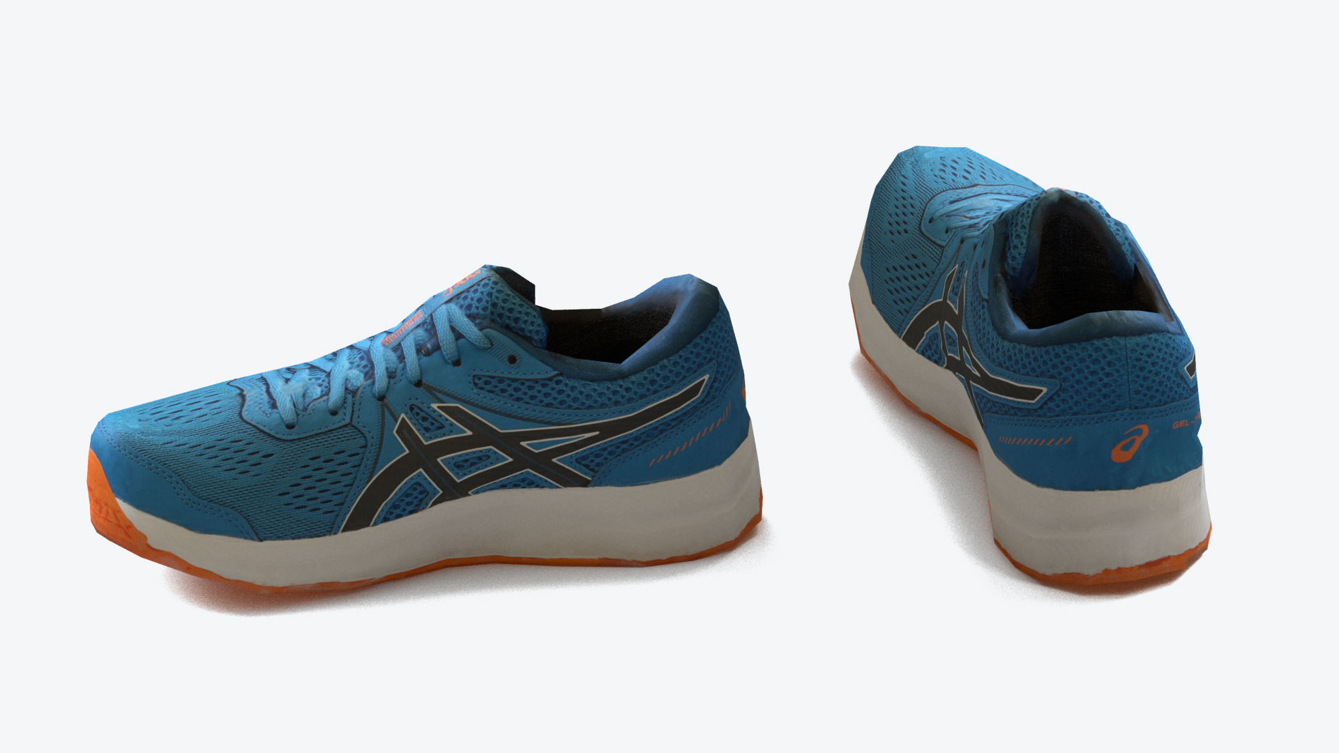 Footwear ASICS - 3d Model Low-poly 3D model_6