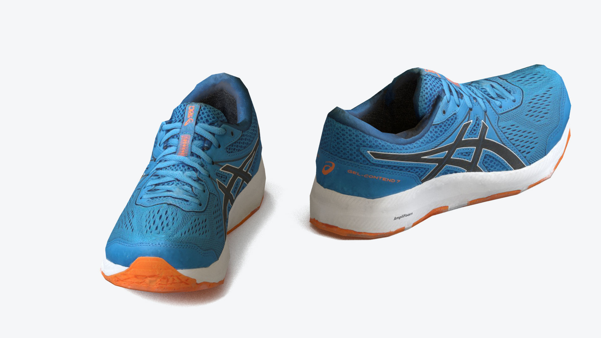 Footwear ASICS - 3d Model Low-poly 3D model_3
