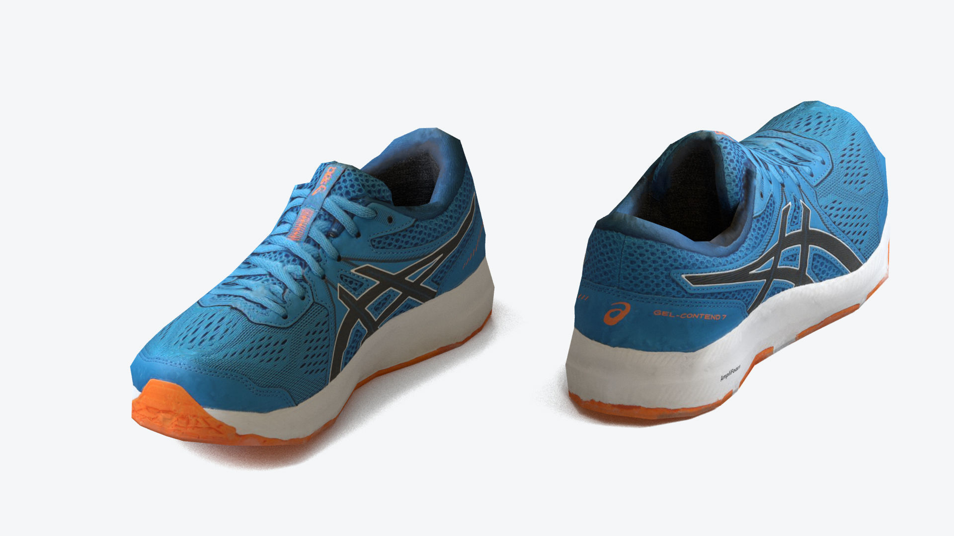 Footwear ASICS - 3d Model Low-poly 3D model_4