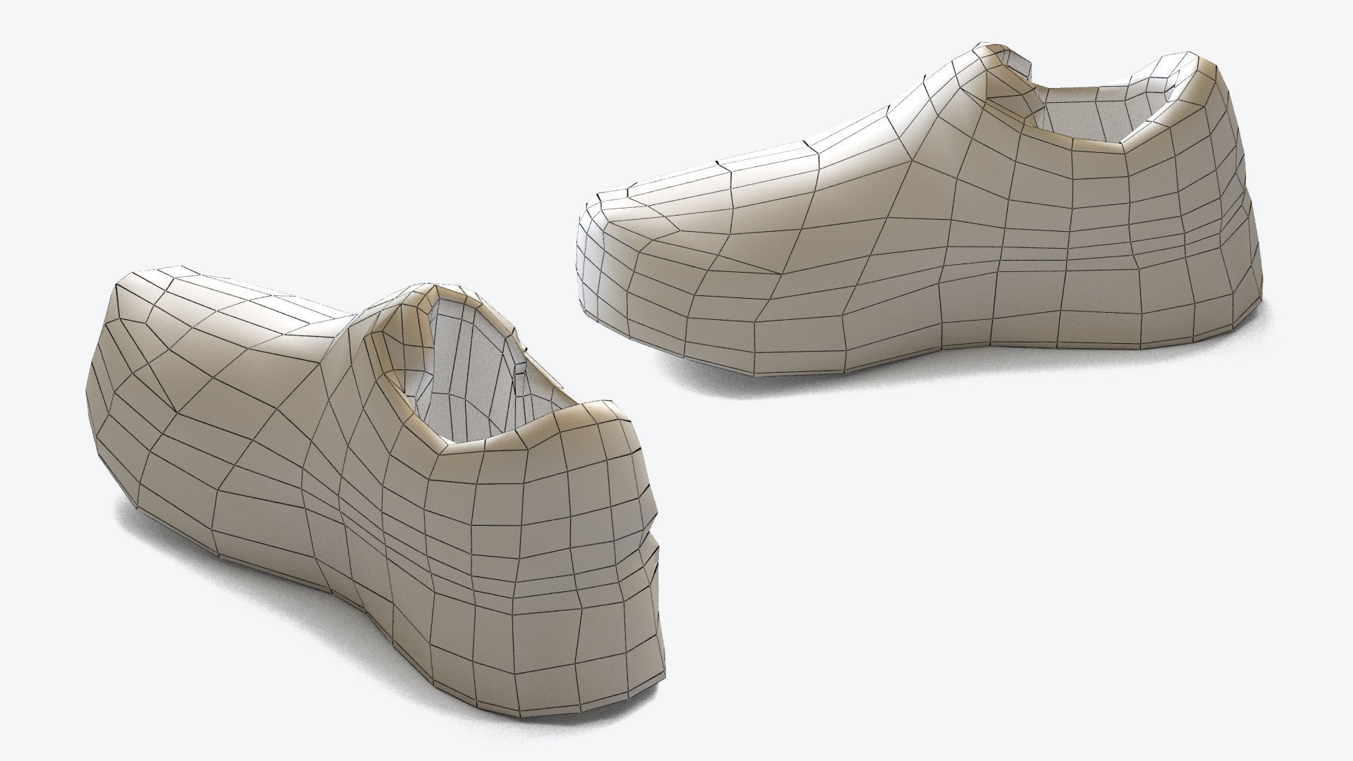Footwear ASICS - 3d Model Low-poly 3D model_19