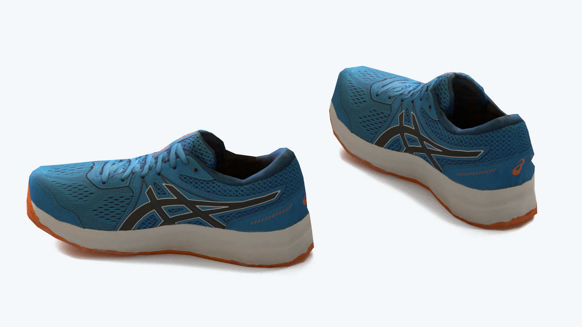 Footwear ASICS - 3d Model Low-poly 3D model_7