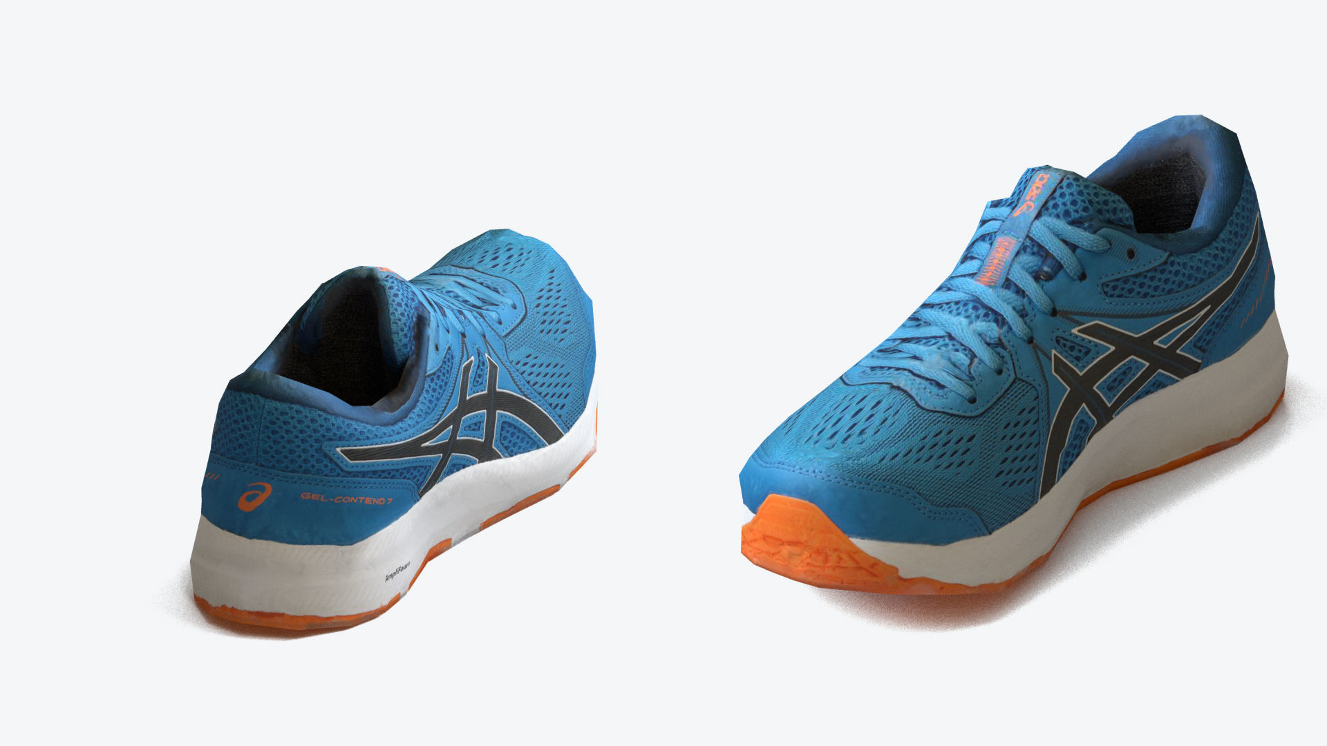 Footwear ASICS - 3d Model Low-poly 3D model_12