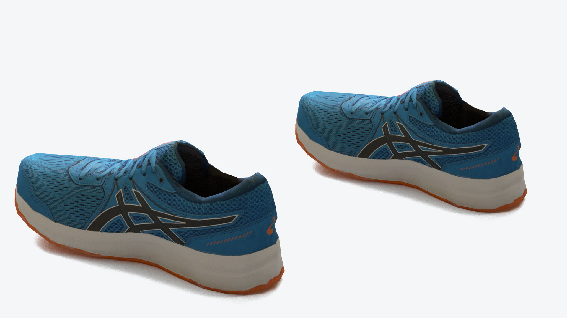 Footwear ASICS - 3d Model Low-poly 3D model_8