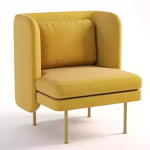 Bloke Loung chair 3ds max 2015