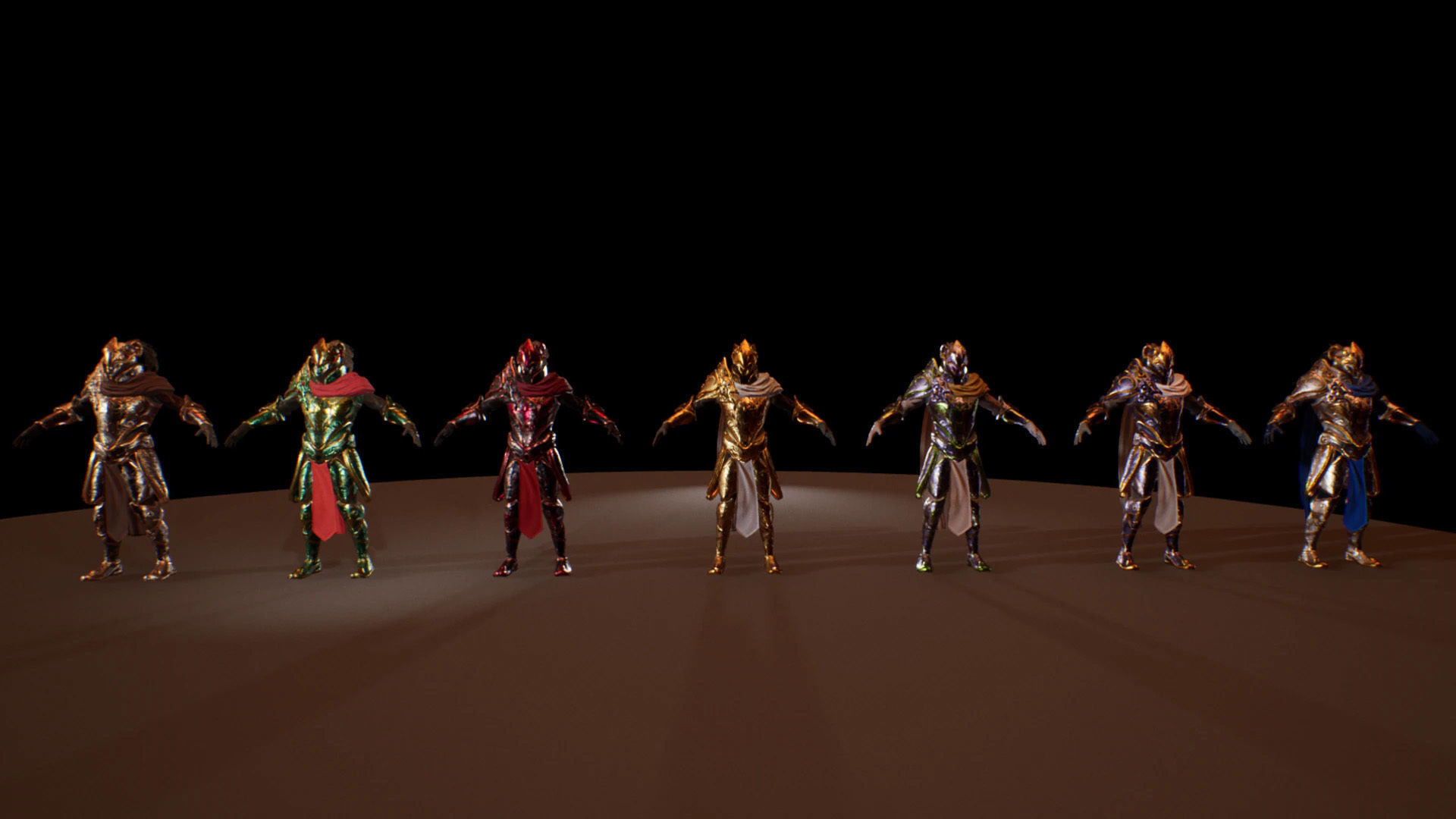 RPG Fantasy Knight Low-poly 3D model_3