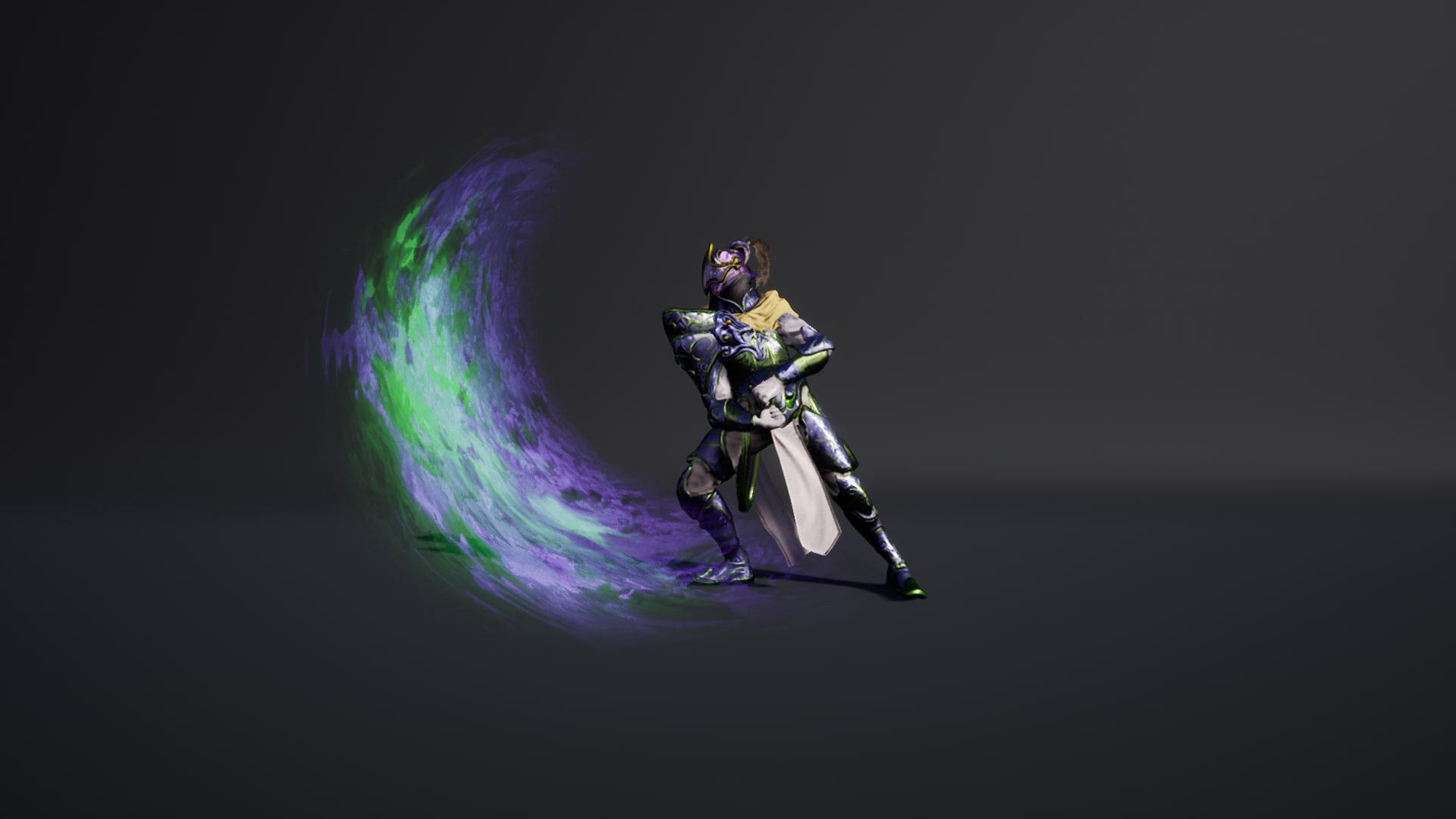 RPG Fantasy Knight Low-poly 3D model_11