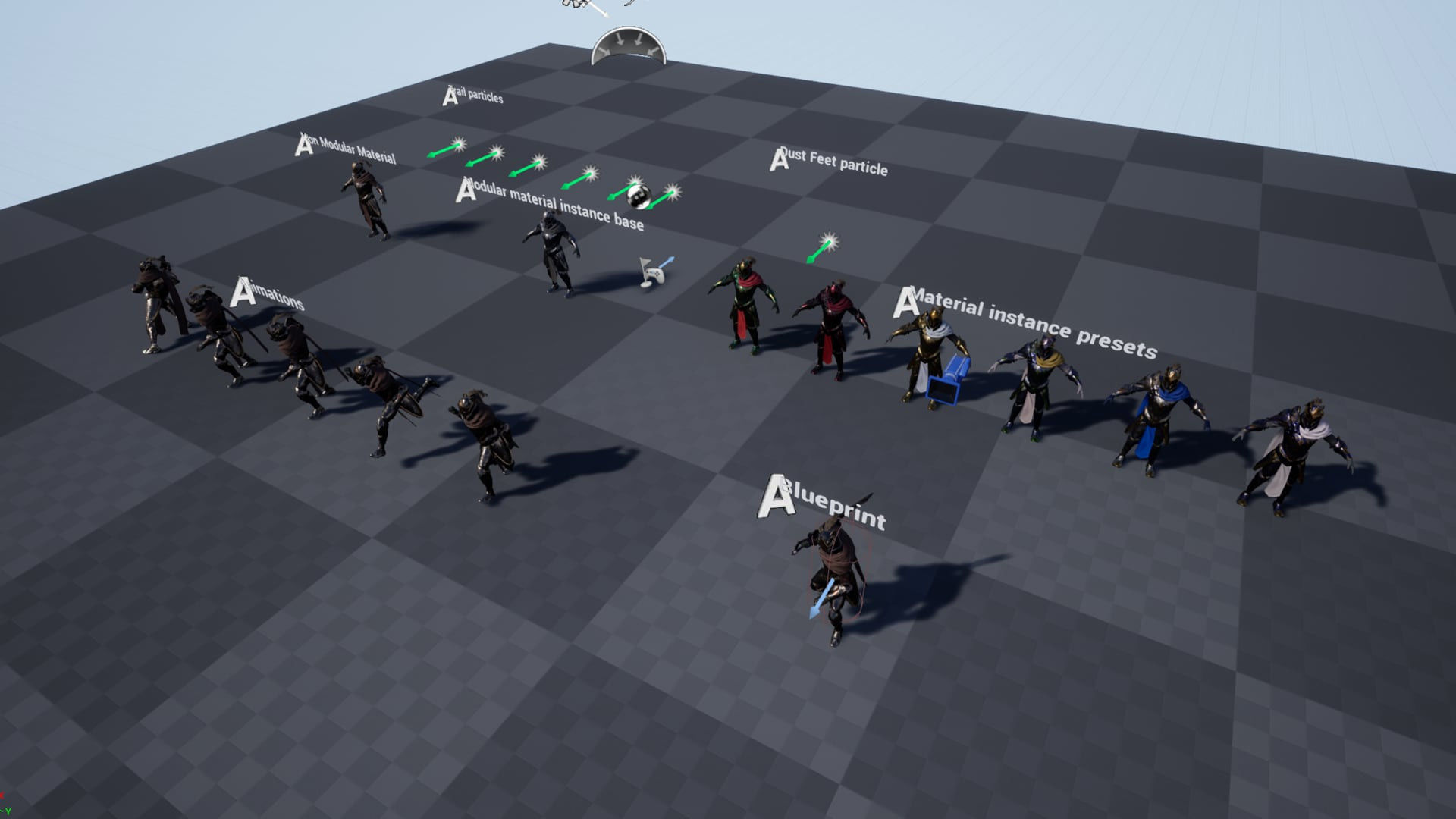 RPG Fantasy Knight Low-poly 3D model_9