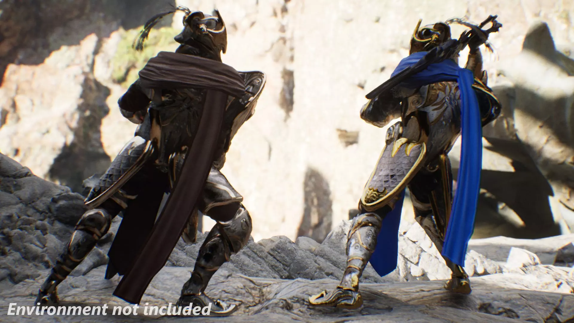 RPG Fantasy Knight Low-poly 3D model_0