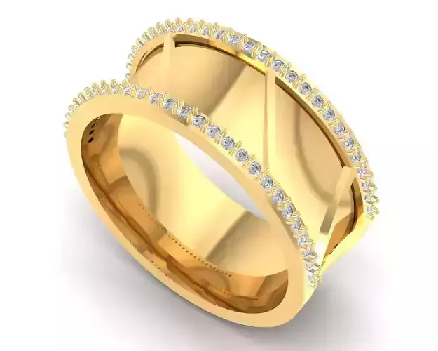 diamond hongkong fashion lady ring 3119