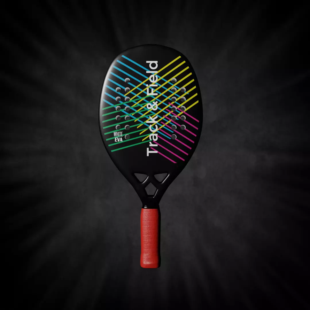 Beach tennis racket 3D model_0