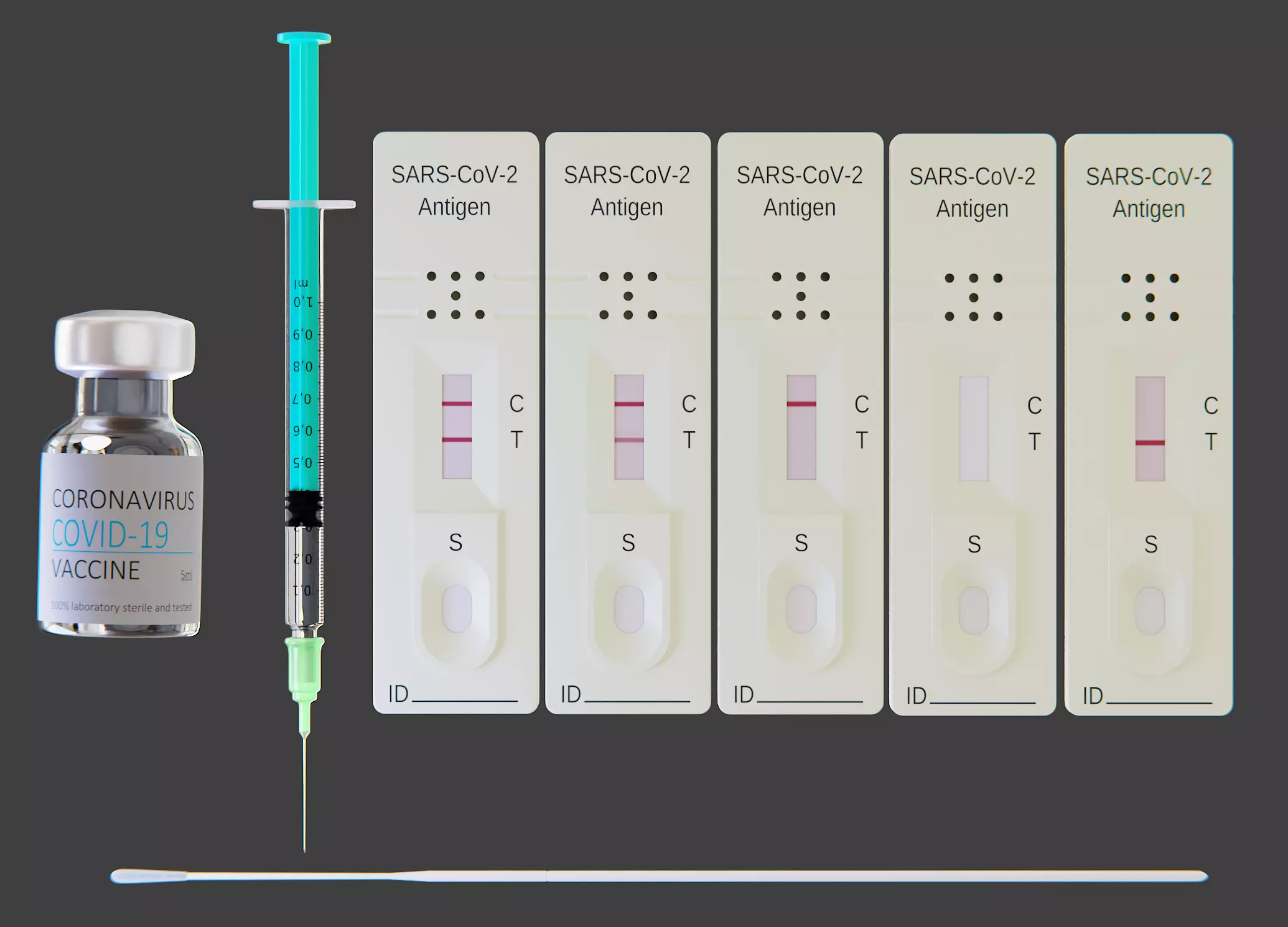 COVID-19 set syringe test kit 3D model_0