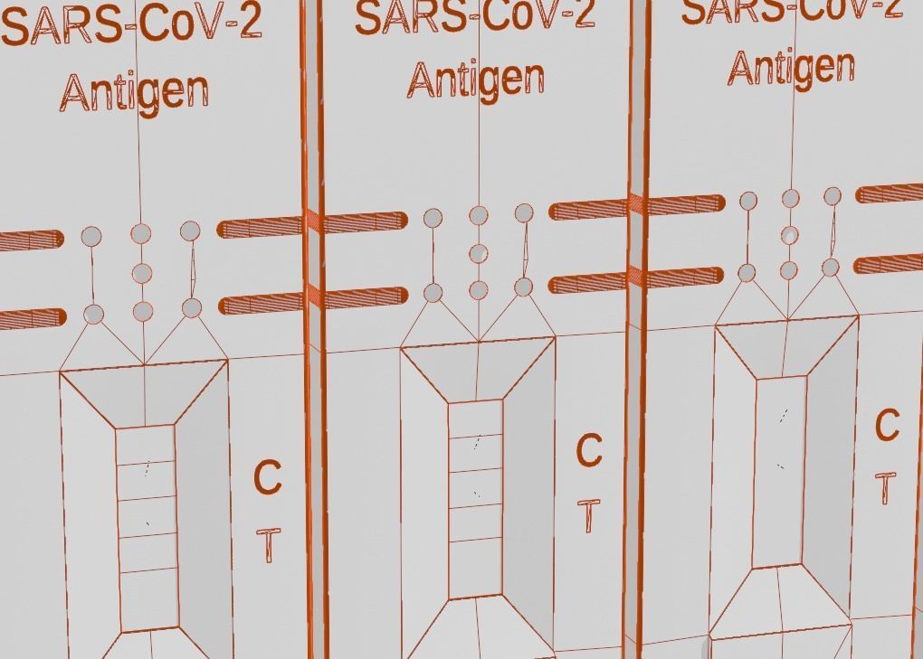 COVID-19 set syringe test kit 3D model_16