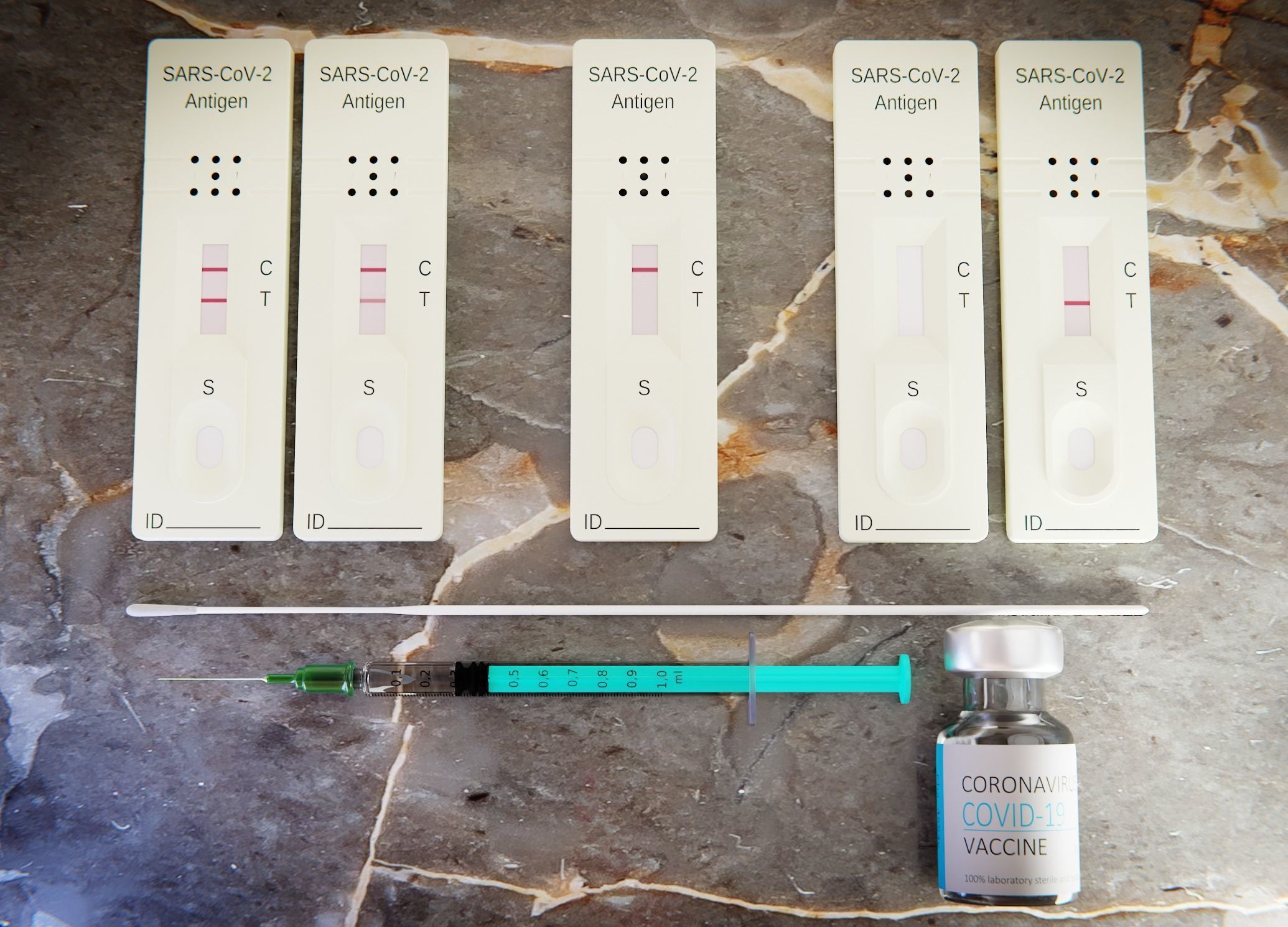 COVID-19 set syringe test kit 3D model_9