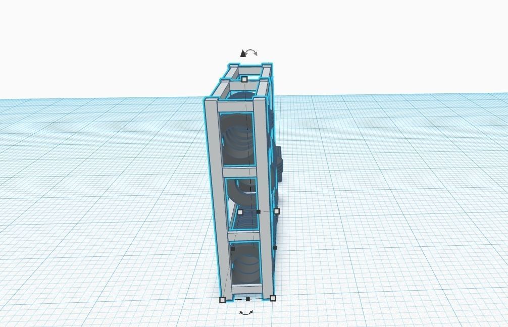 Garage rack wheels scale H0 1-87 3D print model_1