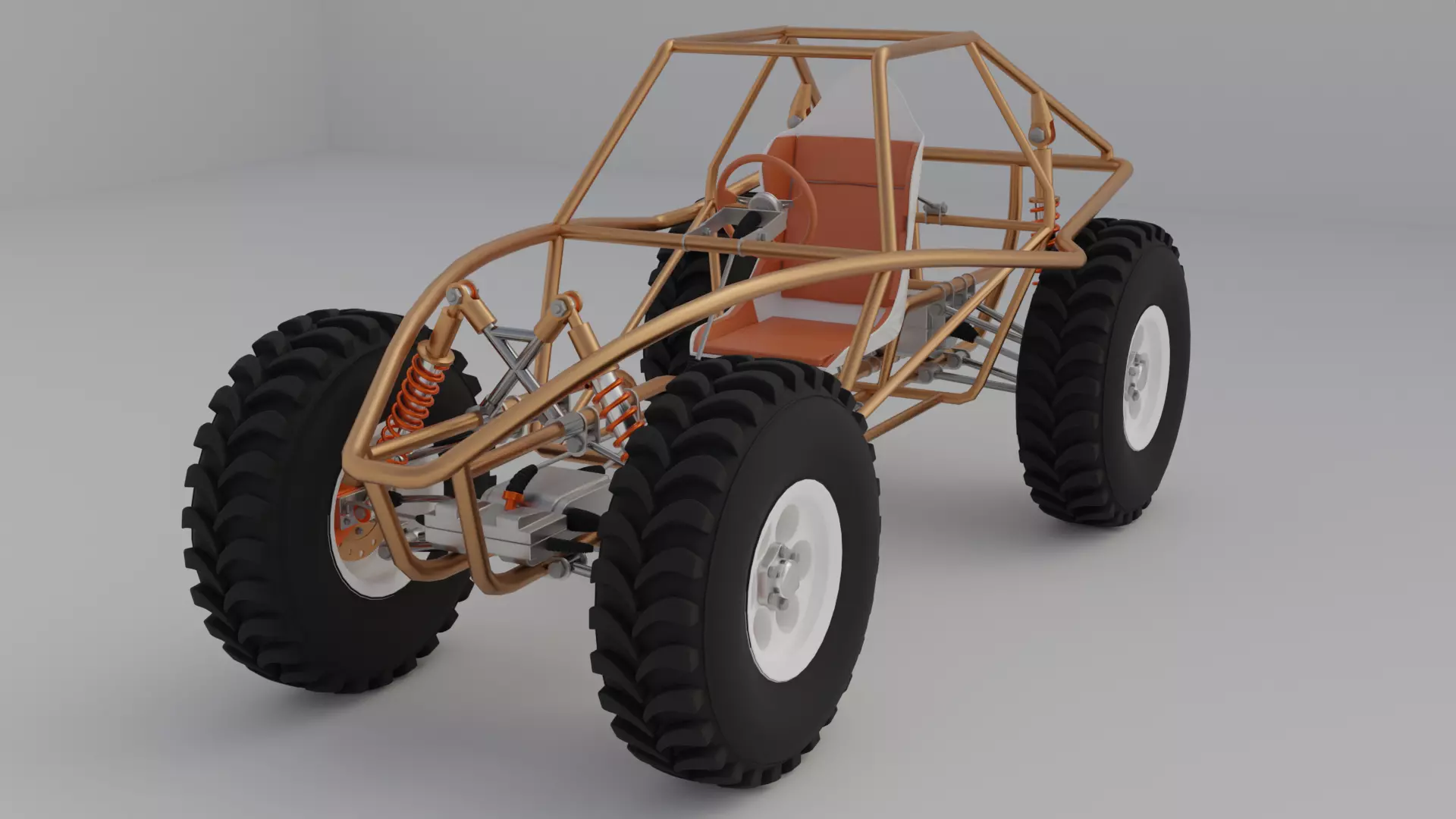 Buggy offroad 3D model_0