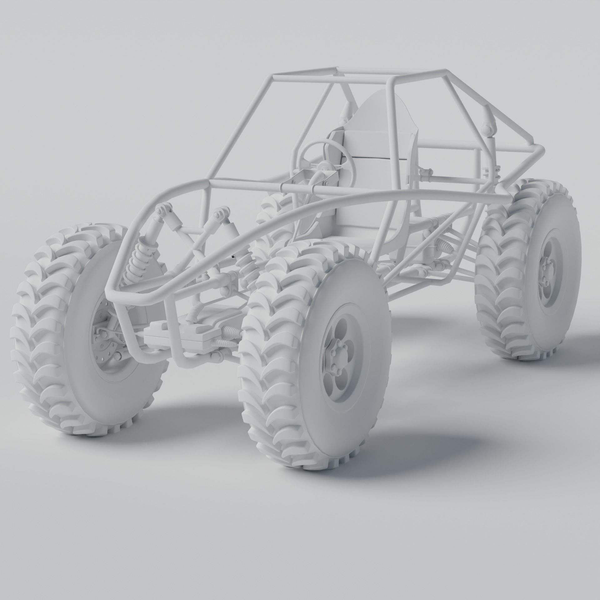Buggy offroad 3D model_1