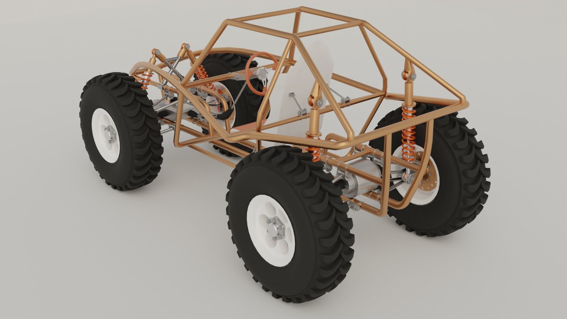 Buggy offroad 3D model_2