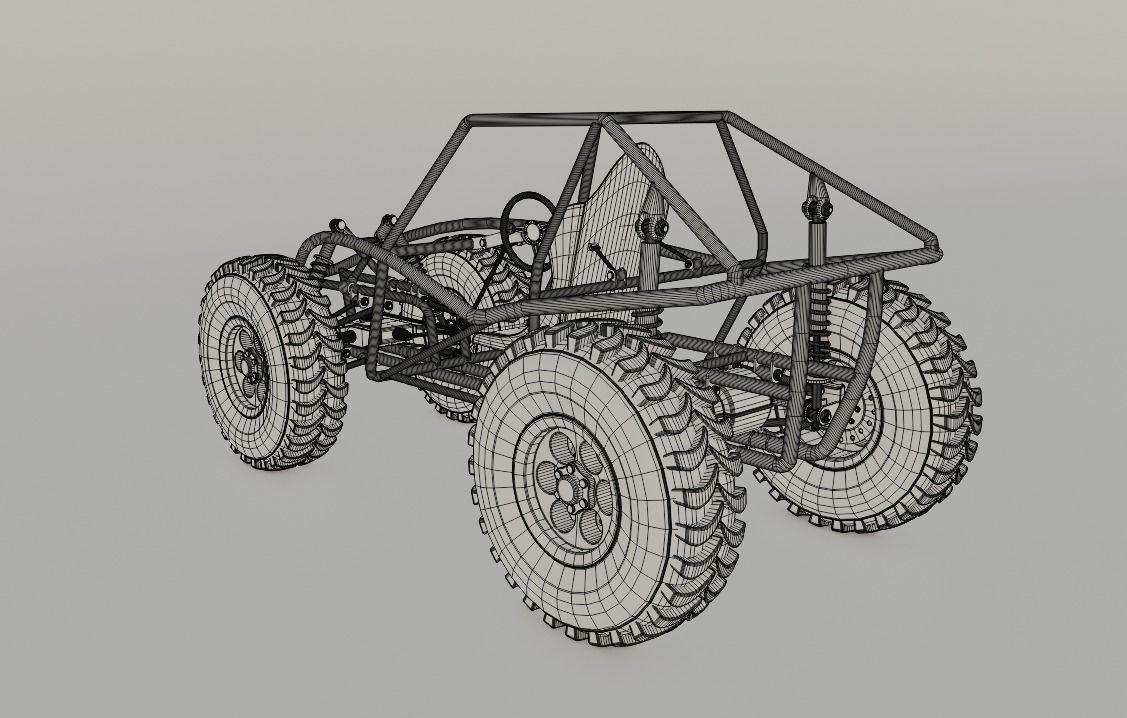Buggy offroad 3D model_6