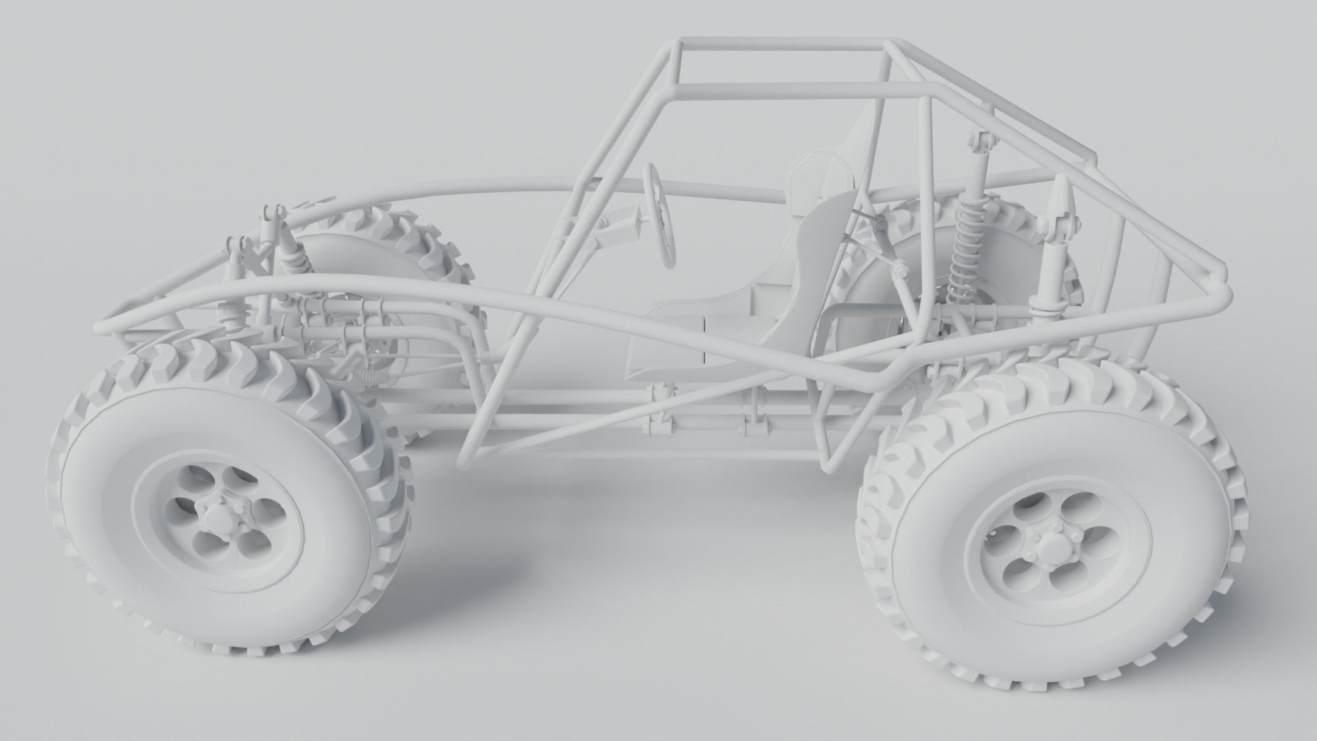 Buggy offroad 3D model_3