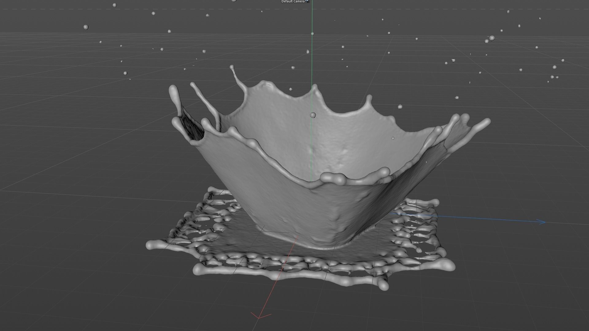 Crown Splash Animated 3D model_8